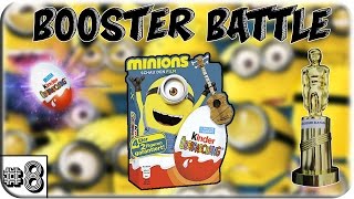 BOOSTER BATTLE #8 - Die Minions 4er Pack Kinder Überraschung