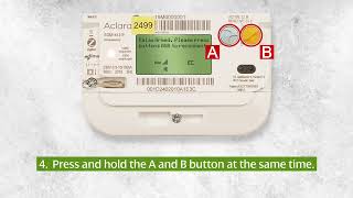 How to reconnect your Aclara SGM1411B, 12B, 15B or 16B smart Pay As You Go electricity meter