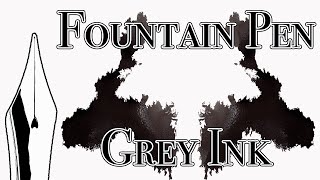 Van Dieman's Midnight Series Eclipse Fountain Pen Ink Review #fountainpenink #fountainpens