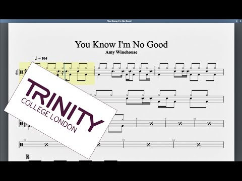 You Know I'm No Good Trinity Grade 5 Drums