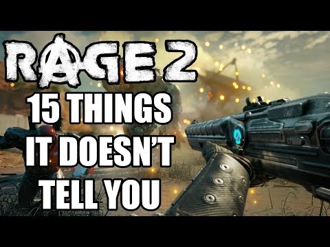 15 Beginners Tips And Tricks RAGE 2 Doesn't Tell You