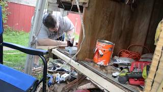 Rebuilding the wall. 1979 Prowler resurection