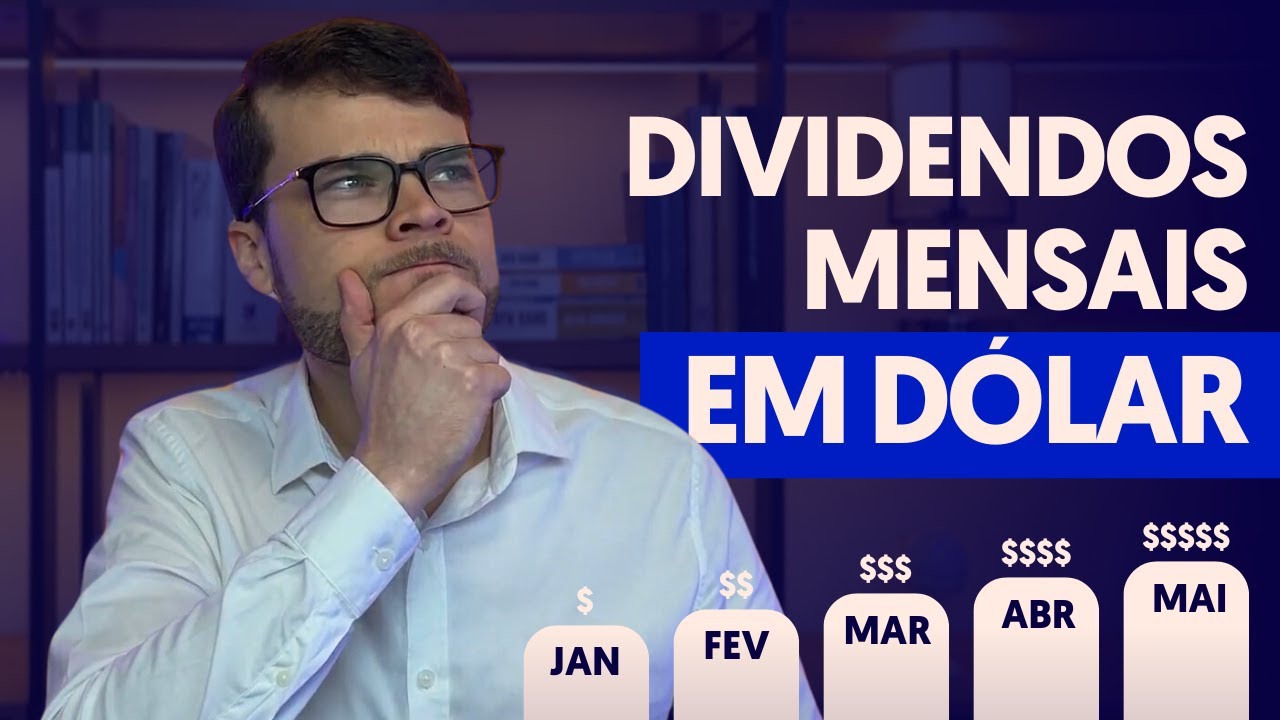 MELHORES ações para receber DIVIDENDOS EM DÓLAR TODOS OS MESES