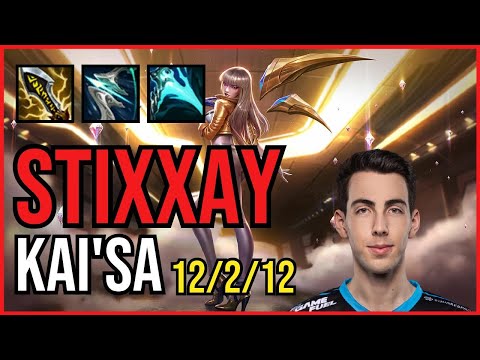 STIXXAY - KAI'SA vs. BRAND ADC | NA GRANDMASTER | PATCH 11.1