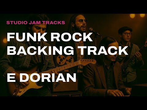 Funk Rock Backing Track in E Dorian | SJT-006