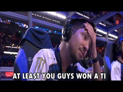 "At Least You Guys Won A TI 😢" Liquid.w33 Dota 2 TI9