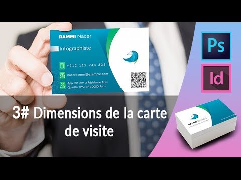 Photoshop et Indesign CC Création des cartes de visite