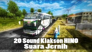 Download lagu 20 Klakson Hino Jernih || Horn Sound BUSSID ( Bus Simulator Indonesia ). mp3