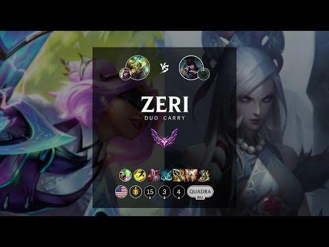 Zeri ADC vs Caitlyn - NA Master Patch 12.16