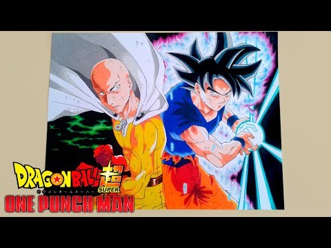 Drawing Saitama vs. Goku Ultra Instinct — Steemit Drawing Saitama vs. Goku Ultra Instinct — Steemit
