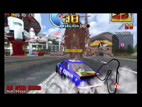 Advanced Course, Normal Car - Daytona USA 2: Power Edition (60 fps)