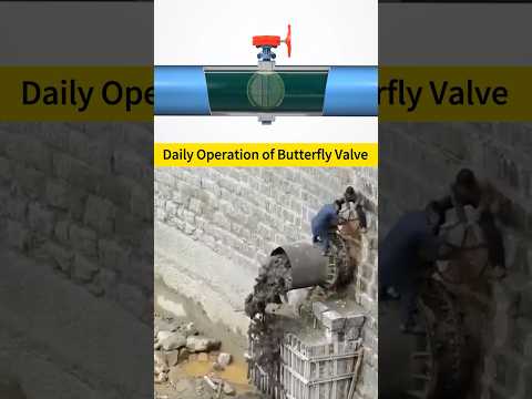 Butterfly Valve in Action: Clear Overview of Its Operating Principle! #Valve #Industry #Machinery