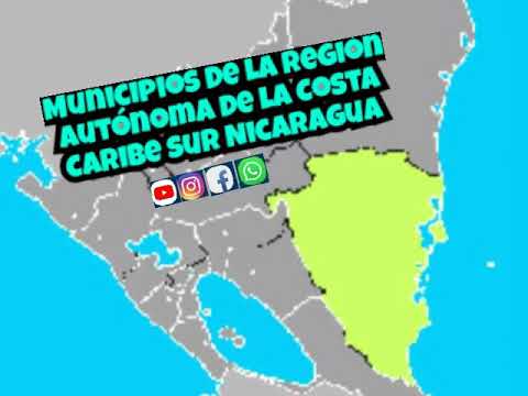 Municipios De La Región Autónoma De La Costa Caribe Sur Nicaragua