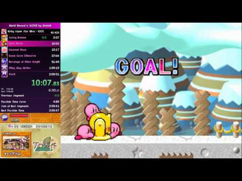 Kirby Super Star Ultra 100% Speedrun in 2:09:28.03