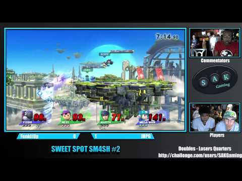 Sweet Spot Sm4sh #2 Doubles Grand Finals - Airvault & SS vs Funkermonster & XC8PE