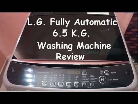 6.5 lg fully automatic washing machine full demo & installat...