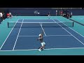 Federer & Tsitsipas Practice Miami Open 2019 (60 FPS HD)