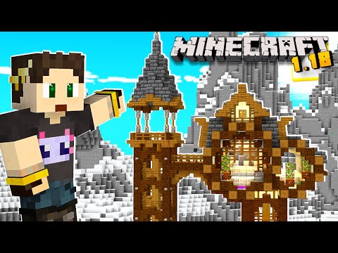 A MELHOR CASA NA MONTANHA Q VOCÊ VAI VER NO MINECRAFT 1.18
