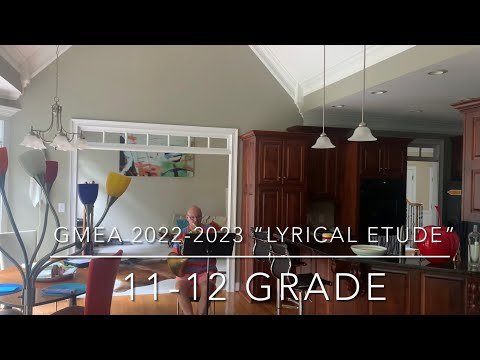 GMEA ALL-STATE 2022-2023 “LYRICAL ETUDE “ 11-12 Grade (French Horn)
