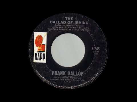 1966_298 - Frank Gallop - The Ballad of Irving - (45)