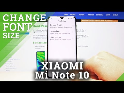 How to Adjust Font Size on Xiaomi Mi Note 10 Pro – Manage Text Size