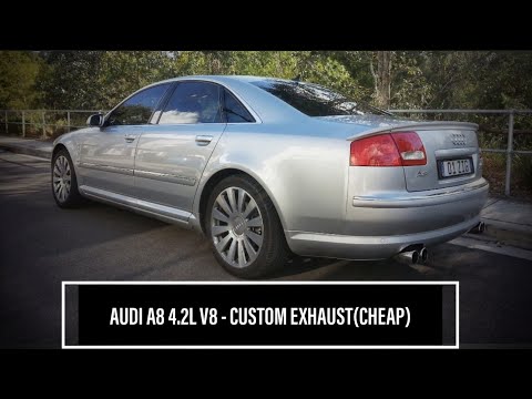 2003 Audi A8 4.2L V8 with Modified exhaust - Sound and take-off