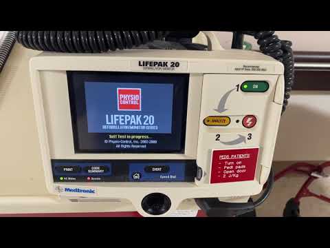 How to perform a user test on the Medtronic Lifepak 20 AED