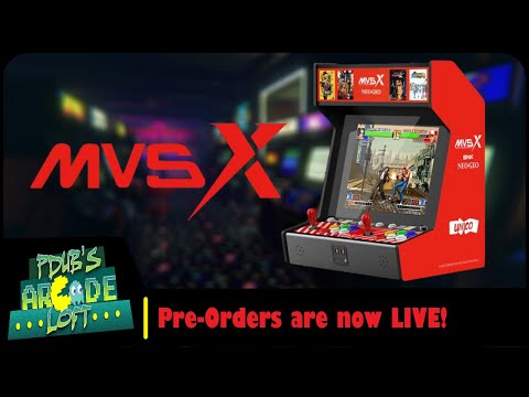 Neo Geo SNK MVSX Arcade Pre-Orders are now LIVE!
