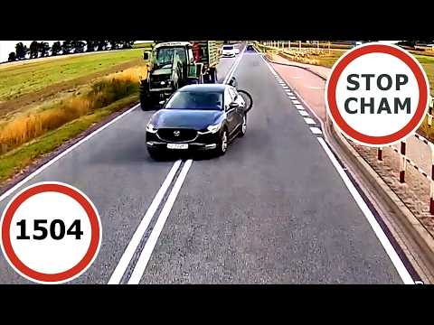 Stop Cham #1504 - Niebezpieczne i chamskie sytuacje na drogach