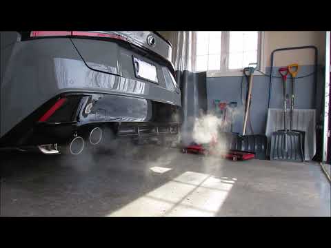 Lexus IS500 with the RC-F axle-back, YES, it's a direct fit!