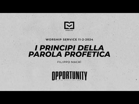 WORSHIP SERVICE - Domenica 11 Febbraio 2024
