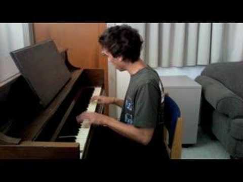 My friend is a piano player.