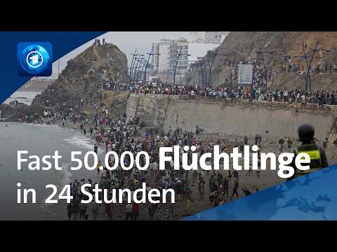 Video Thumbnail: Warum gerade jetzt Tausende Migranten Ceuta erreichen