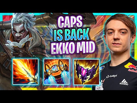CAPS BRINGS BACK EKKO MID! | G2 Caps Plays Ekko Mid vs Syndra! | Preseason 2023