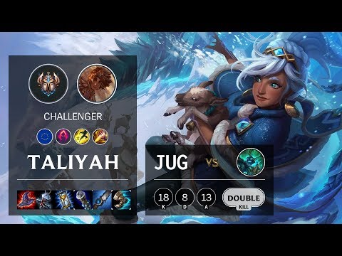 Taliyah Jungle vs Hecarim - EUW Challenger Patch 10.7