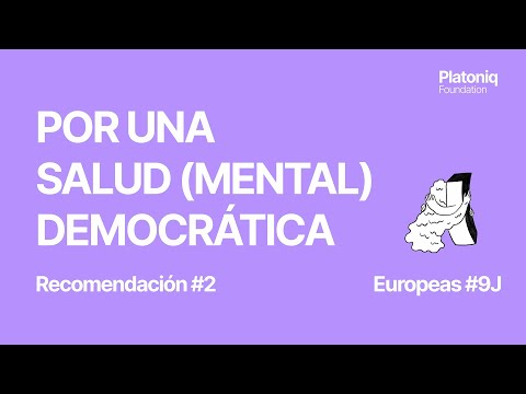 ▶️ #EleccionesEuropeas | Salud (mental) democrática | Recomendación 2