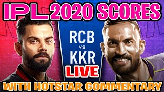 🔴LIVE🔴KKR VS RCB| IPL 2020 DREAM 11 LIVE SCORES | BANGLORE VS RAJASTHAN