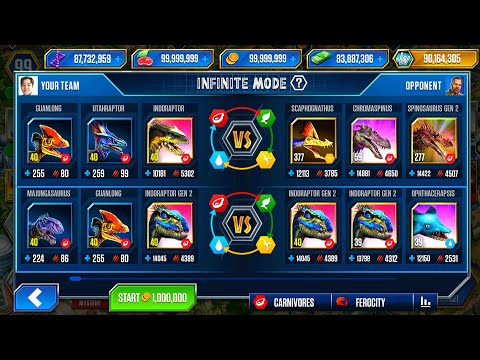 HOW DIFFICULT WILL IT BE TO CHALLENGE 2 GENERATIONS OF INDORAPTOR? | JURASSIC WORLD THE GAME