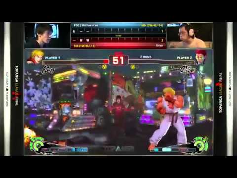 Micheal tan vs Uryo Topanga A League 2014 USF4