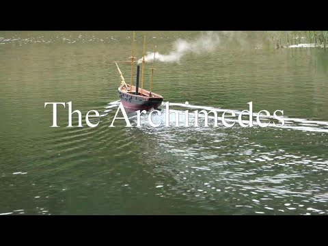 SS Archimedes, modelo de barco a vapor de William Mowll