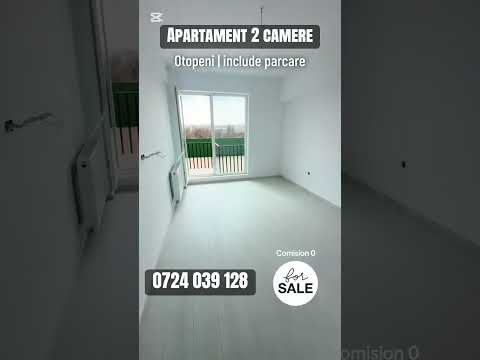 Apartament cu 2 camere în Otopeni, balcon și loc de parcare inclus — Video