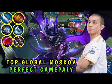 TOP GLOBAL MOSKOV PAKAI BUILD TERSAKIT SETELAH DI UPDATE SEASON 19 - MOBILE LEGENDS