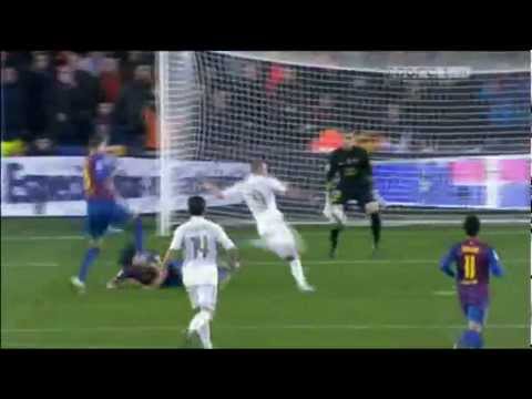 Real Madrid vs Barcelona 2-2 highlights HD 26/01/2012