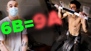 Average *sport* climbers Vs 9C strength test
