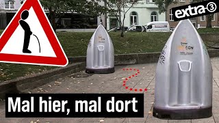 Realer Irrsinn: Das Wander-Urinal in Köln | extra 3 | NDR