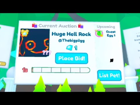 Auctioning my Huge Pet for 1 Gem - Part 1