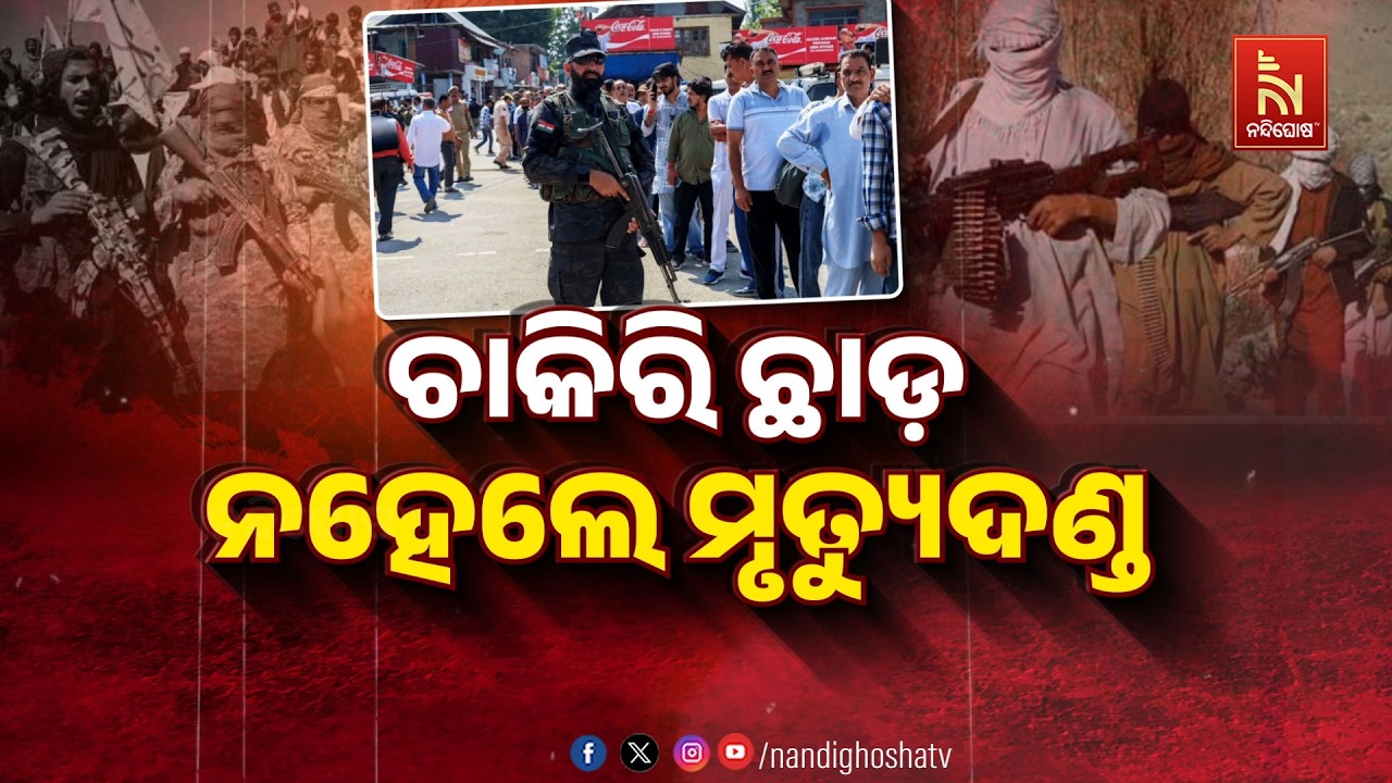 🔴 Live | ଚାକିରୀ ଛାଡ଼ ନଚେତ୍ ମିଳିବ ମୃତ୍ୟୁଦଣ୍ଡ | NandighoshaTV