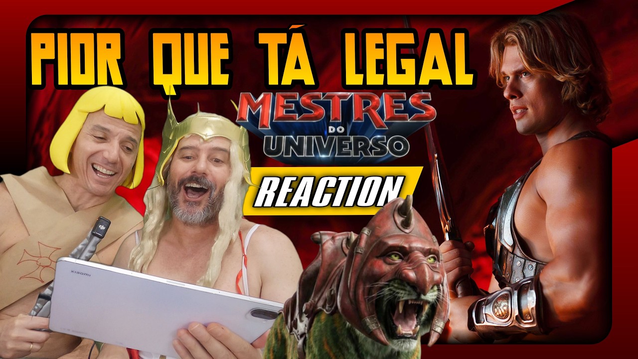 REAÇÃO AO NOVO TRAILER DE MESTRES DO UNIVERSO - HE-MAN #reaction
