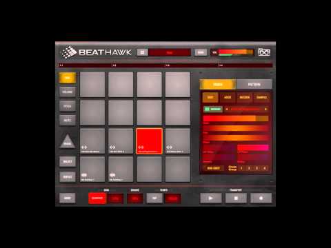 Making Drum and Bass beat in Beathawk for iPad