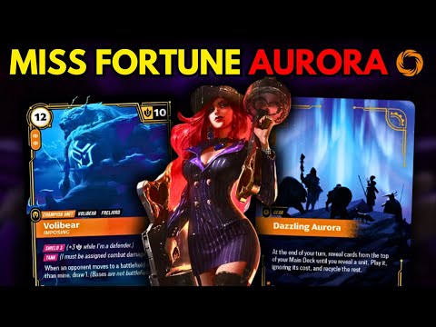 Cheating Out Big Units With Miss Fortune - Dazzling Aurora FTW!? | Riftbound TCG Arena Gameplay